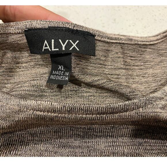 NEW ALYX Womens Blouse Long sleeve Size XL Color Blush - Picture 3 of 6